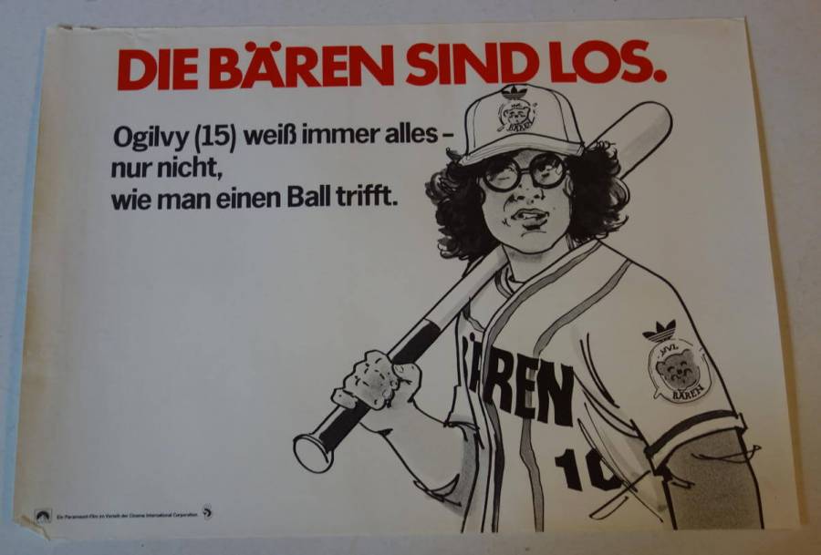 The Bad News Bears original release german movie poster set